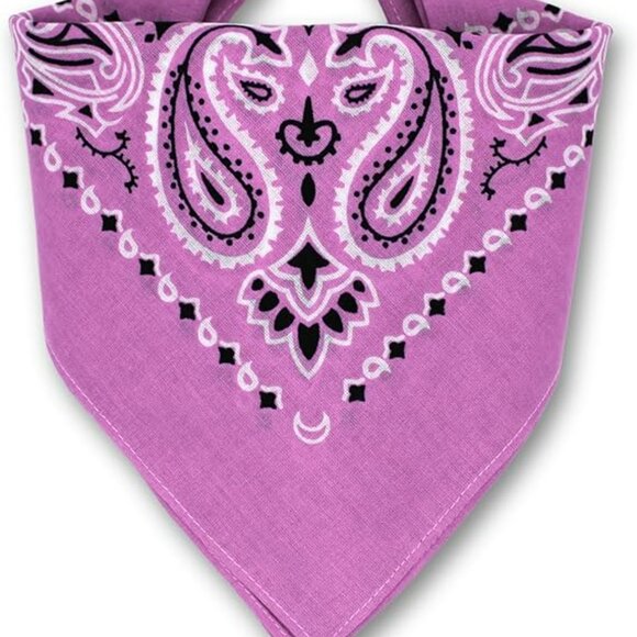 Bandanas That Speak Your Style! Red, Orange, Navy Blue, Purple, Violet, and Pink - Picture 9 of 10